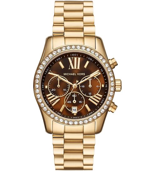 michael kors chronograph dial.